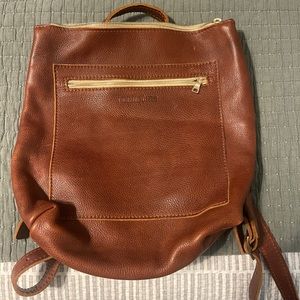 Portland leather goods backpack